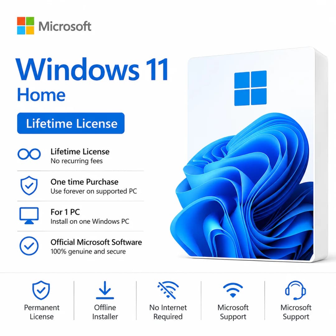 Windows 11 Home digital license key
