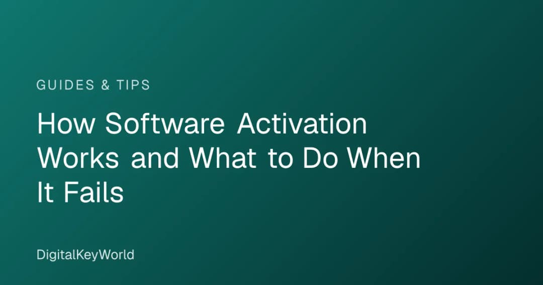 How Software Activation Works and What to Do When It Fails