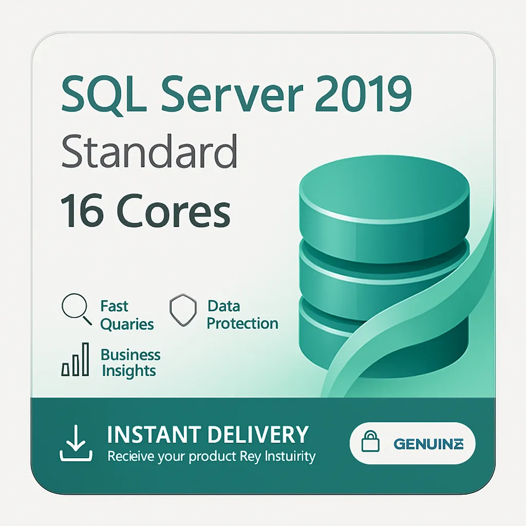 SQL Server 2019 Standard – 16 Core license key