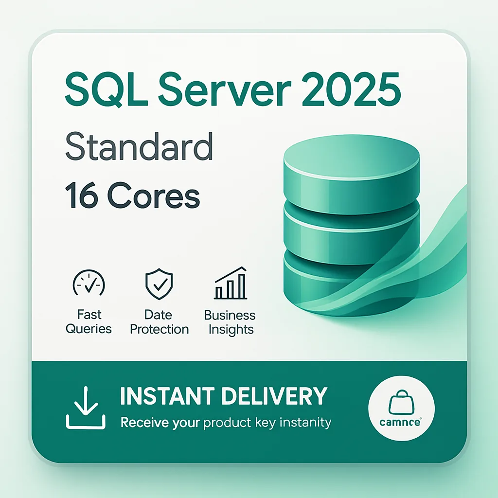 SQL Server 2025 Standard – 16 Core license key